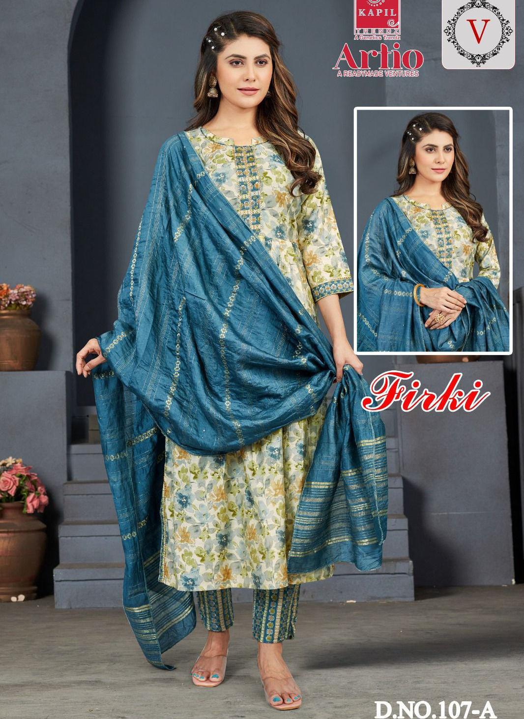Kapil Trendz Firki Modal Wholesale Readymade Salwar Suit Catalog — Wholesale Salwar Suits, MPA wholesale from Surat — view 1