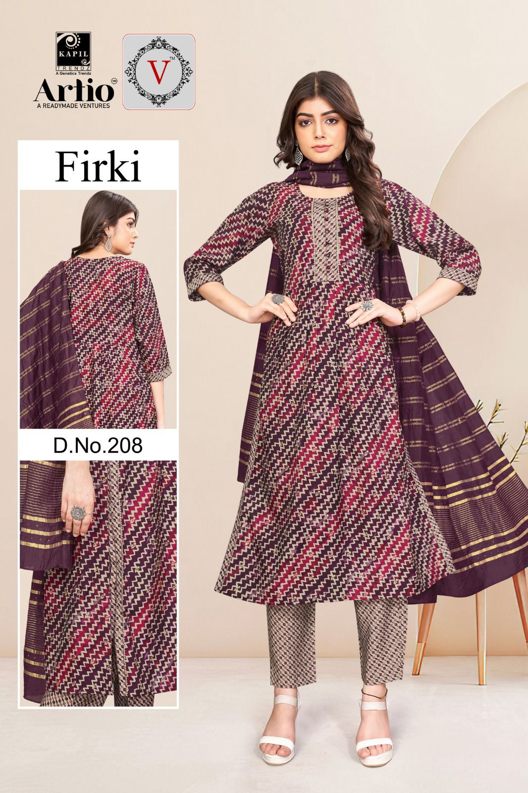 Kapil Trendz Firki Modal Wholesale Readymade Salwar Suit Catalog — Wholesale Salwar Suits, MPA wholesale from Surat - Gallery Image 8