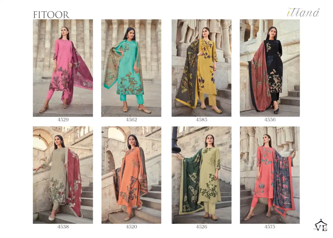 Itrana Fitoor Pure Cotton Lawn Wholesale Salwar Suit Catalog — Wholesale Salwar Suits, MPA wholesale from Surat — view 9