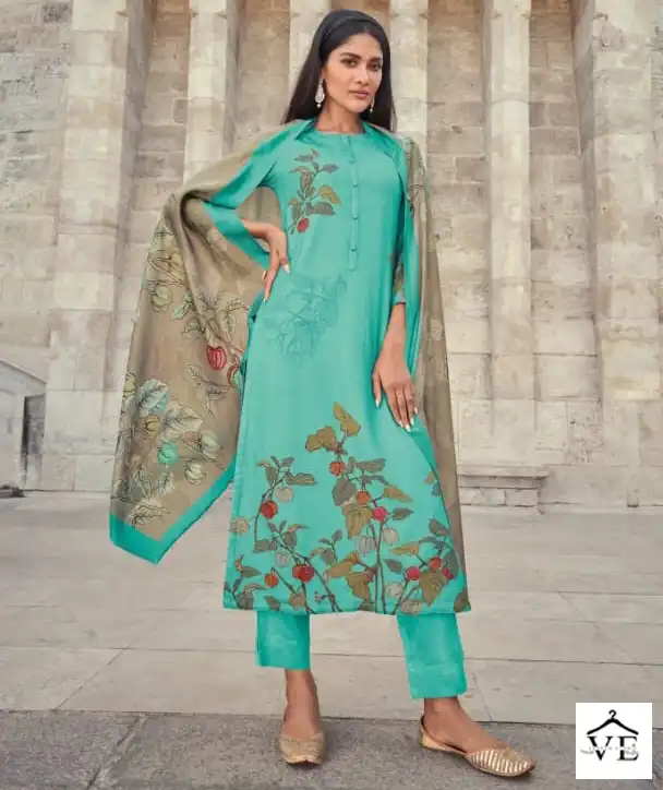 Itrana Fitoor Pure Cotton Lawn Wholesale Salwar Suit Catalog — Wholesale Salwar Suits, MPA wholesale from Surat — view 1