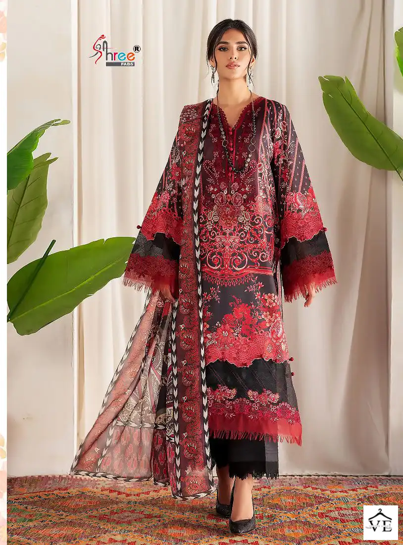 Shree Fabs Florance Nx Pure Cotton Wholesale Pakistani Suits Catalog — Wholesale Salwar Suits, MPA wholesale from Surat - Gallery Image 2