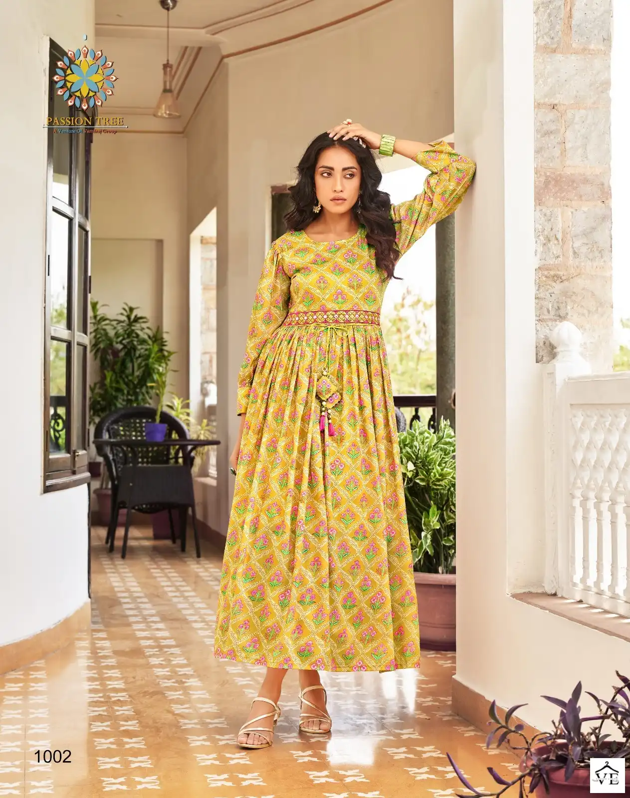 Passion Tree Fashionista Vol 1 Muslin Wholesale Aliya Cut Fancy Gown Catalog — Wholesale Kurtis, MPA wholesale from Surat — view 8