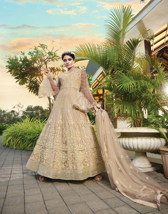 Fiona Florence Net Wholesale Long Designer Gawn With Dupatta Catalog — Wholesale Kurtis, MPA wholesale from Surat — view 2