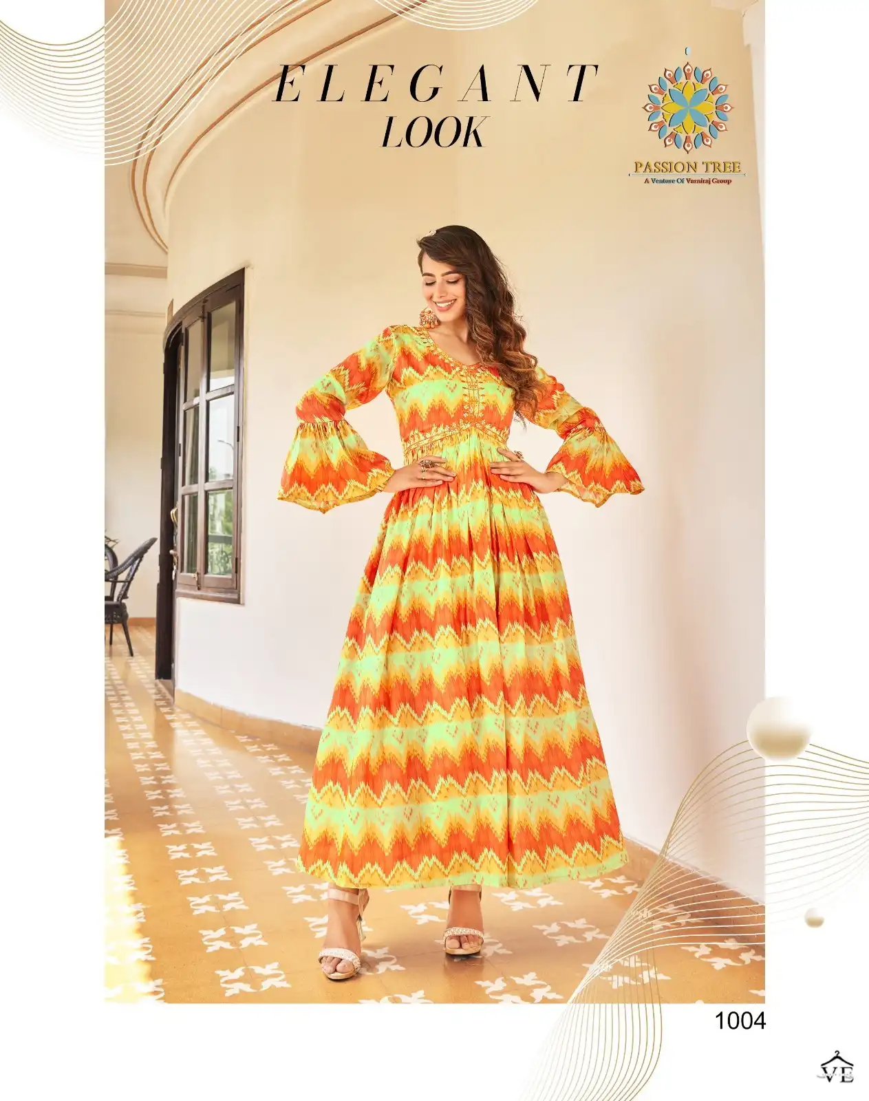 Passion Tree Fashionista Vol 1 Muslin Wholesale Aliya Cut Fancy Gown Catalog — Wholesale Kurtis, MPA wholesale from Surat — view 3