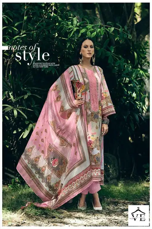 Rang Rasiya Florence Pure Lawn Cotton Wholesale Pakistani Suits Catalog — Wholesale Salwar Suits, MPA wholesale from Surat - Gallery Image 6