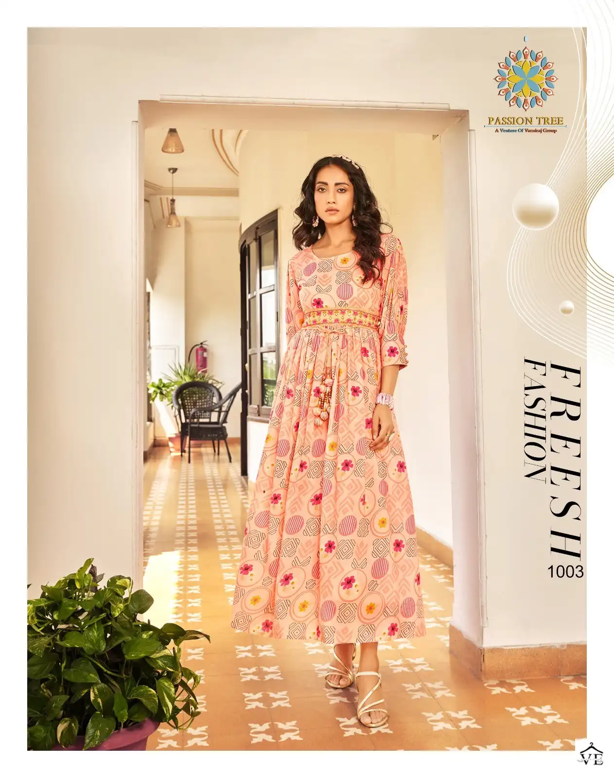 Passion Tree Fashionista Vol 1 Muslin Wholesale Aliya Cut Fancy Gown Catalog — Wholesale Kurtis, MPA wholesale from Surat — view 5