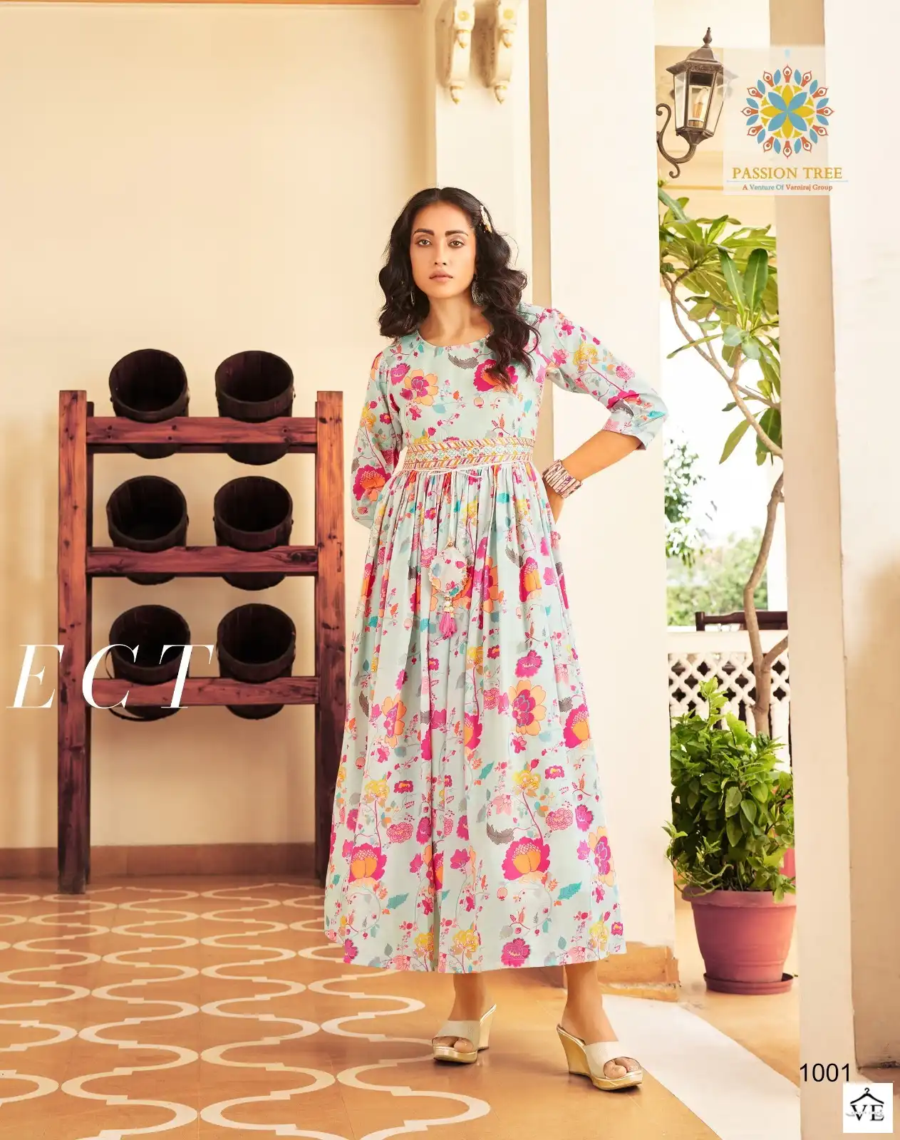 Passion Tree Fashionista Vol 1 Muslin Wholesale Aliya Cut Fancy Gown Catalog — Wholesale Kurtis, MPA wholesale from Surat — view 7