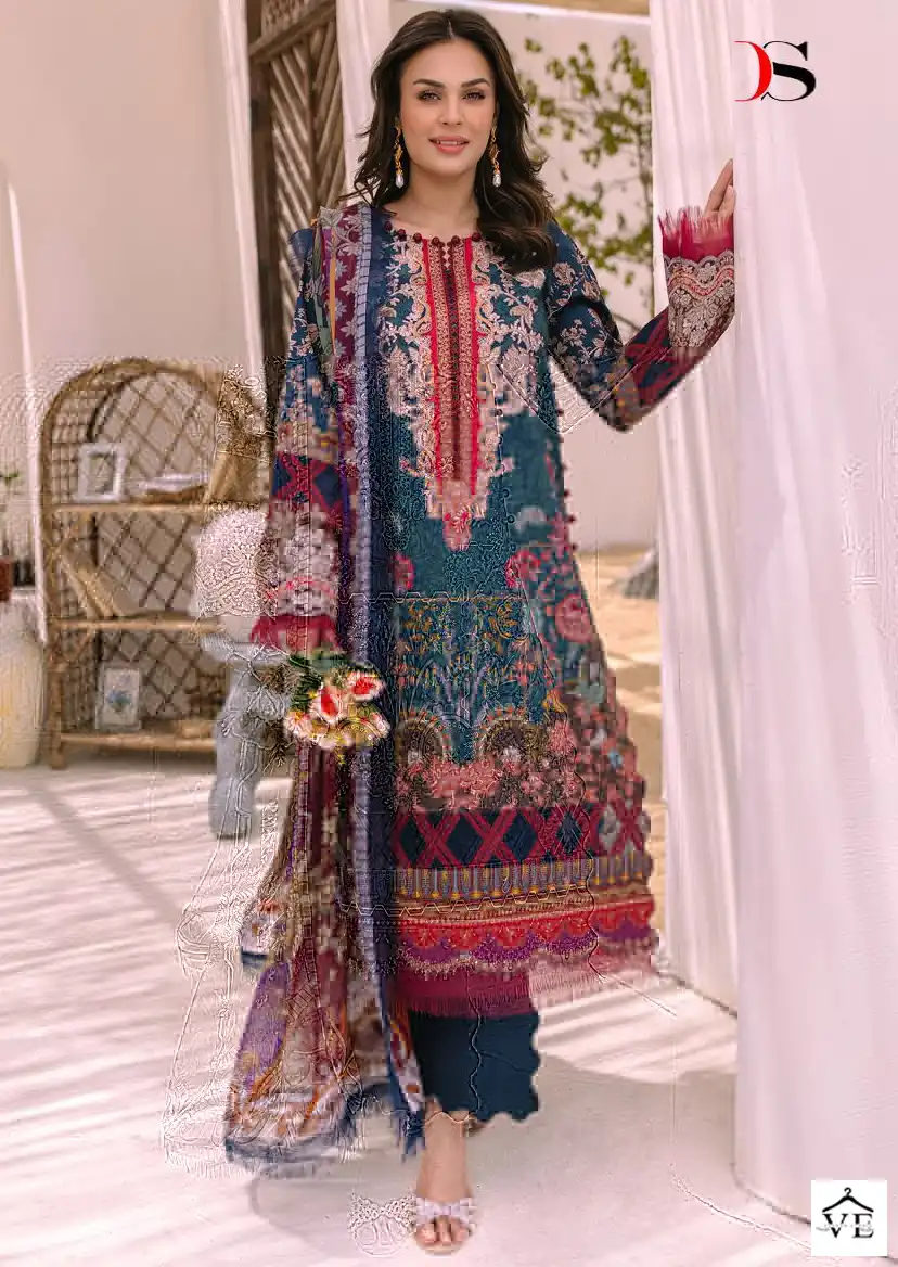 Deepsy Suits Firodus Bliss Lawn 23 Pure Cotton Wholesale Pakistani Suit Catalog — Wholesale Salwar Suits, MPA wholesale from Surat — view 1