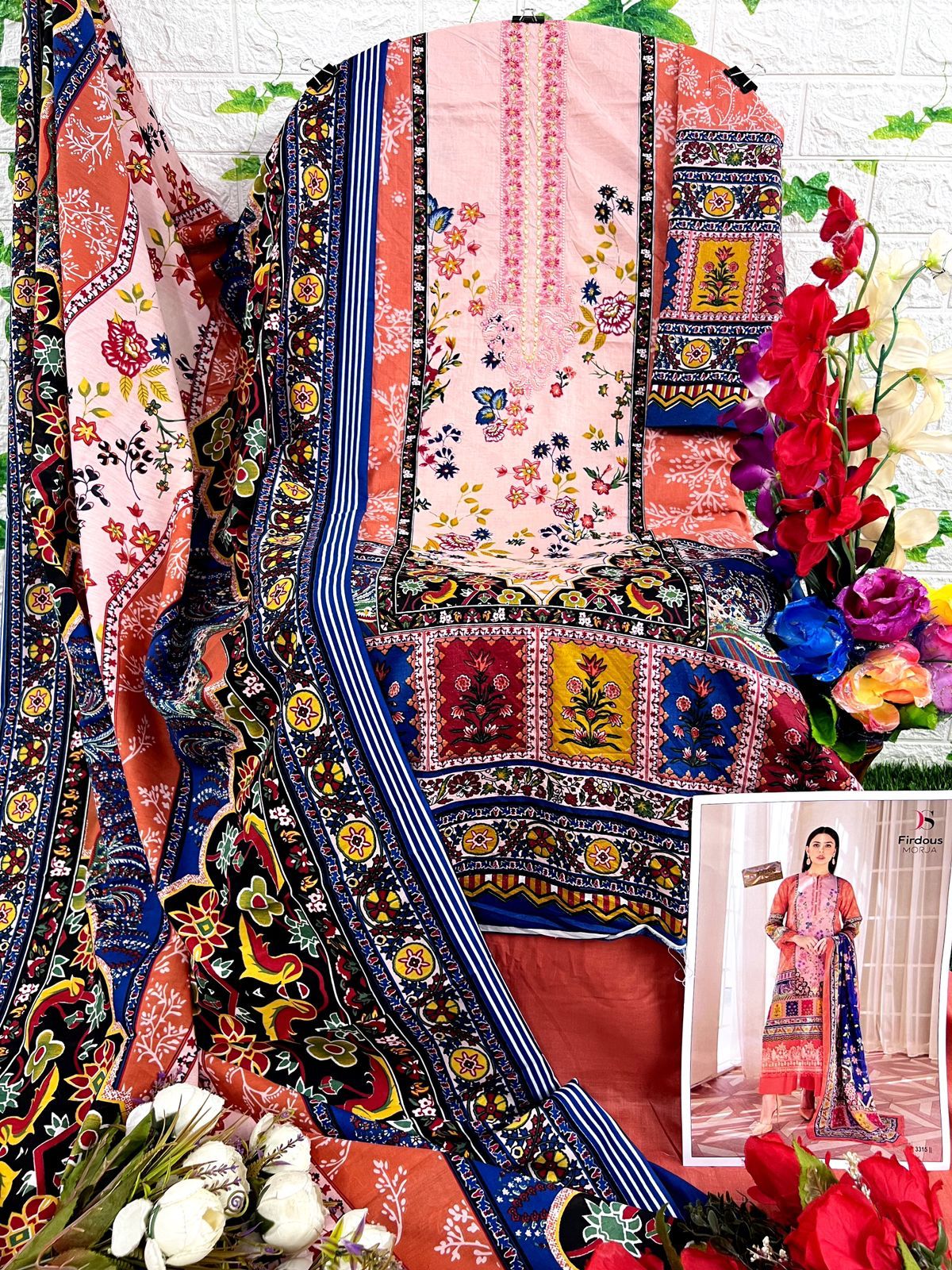 Deepsy Suits Firodus Morja Pure Cotton Print Wholesale Pakistani Salwar Suit Catalog — Wholesale Salwar Suits, MPA wholesale from Surat - Gallery Image 10