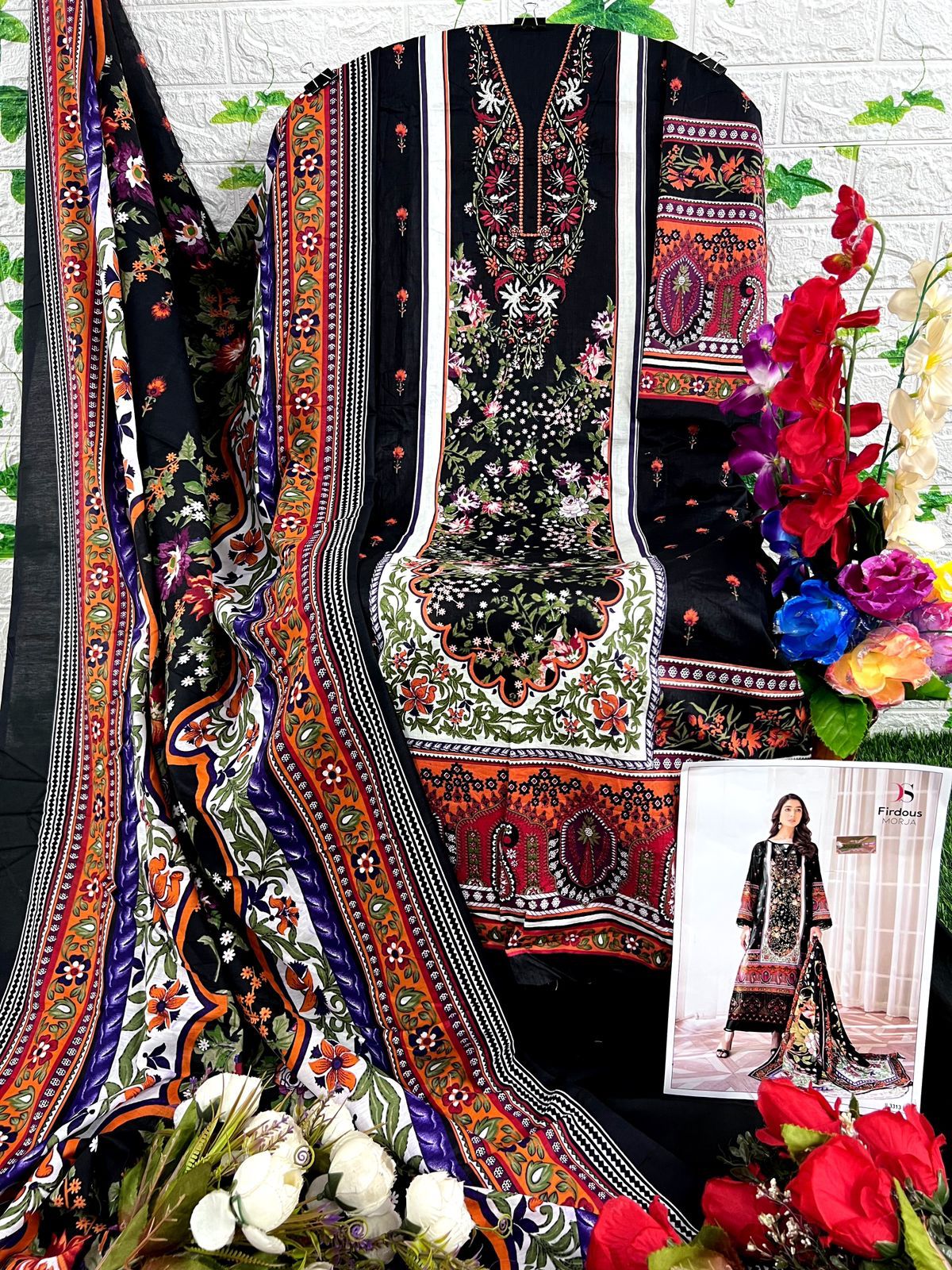 Deepsy Suits Firodus Morja Pure Cotton Print Wholesale Pakistani Salwar Suit Catalog — Wholesale Salwar Suits, MPA wholesale from Surat - Gallery Image 11