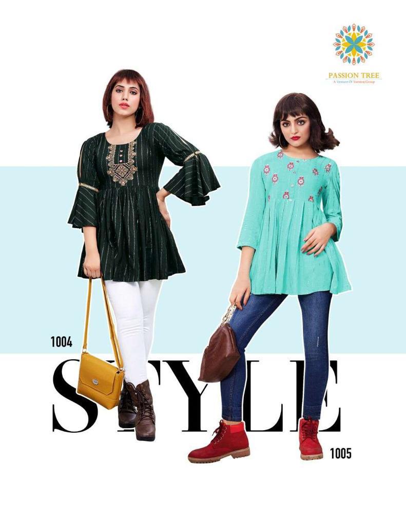 Vardan Ethnic Flair Studio Vol 1 Fancy Rayon Lurex Wholesale Kurtis Catalog — Wholesale Kurtis, MPA wholesale from Surat - Gallery Image 2