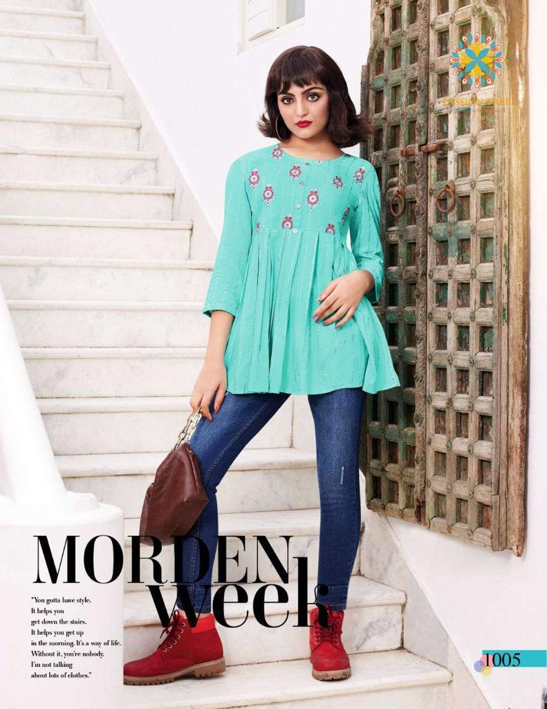 Vardan Ethnic Flair Studio Vol 1 Fancy Rayon Lurex Wholesale Kurtis Catalog — Wholesale Kurtis, MPA wholesale from Surat - Gallery Image 3