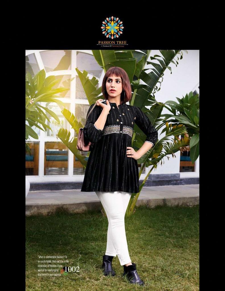 Vardan Ethnic Flair Studio Vol 1 Fancy Rayon Lurex Wholesale Kurtis Catalog — Wholesale Kurtis, MPA wholesale from Surat - Gallery Image 5