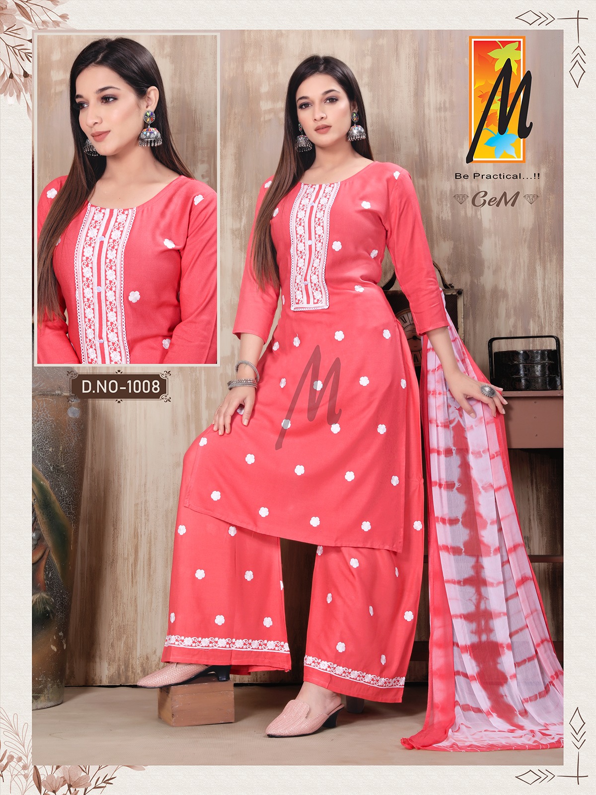 Master Gem Rayon Wholesale Readymade Salwar Suit Catalog — Wholesale Salwar Suits, MPA wholesale from Surat - Gallery Image 8