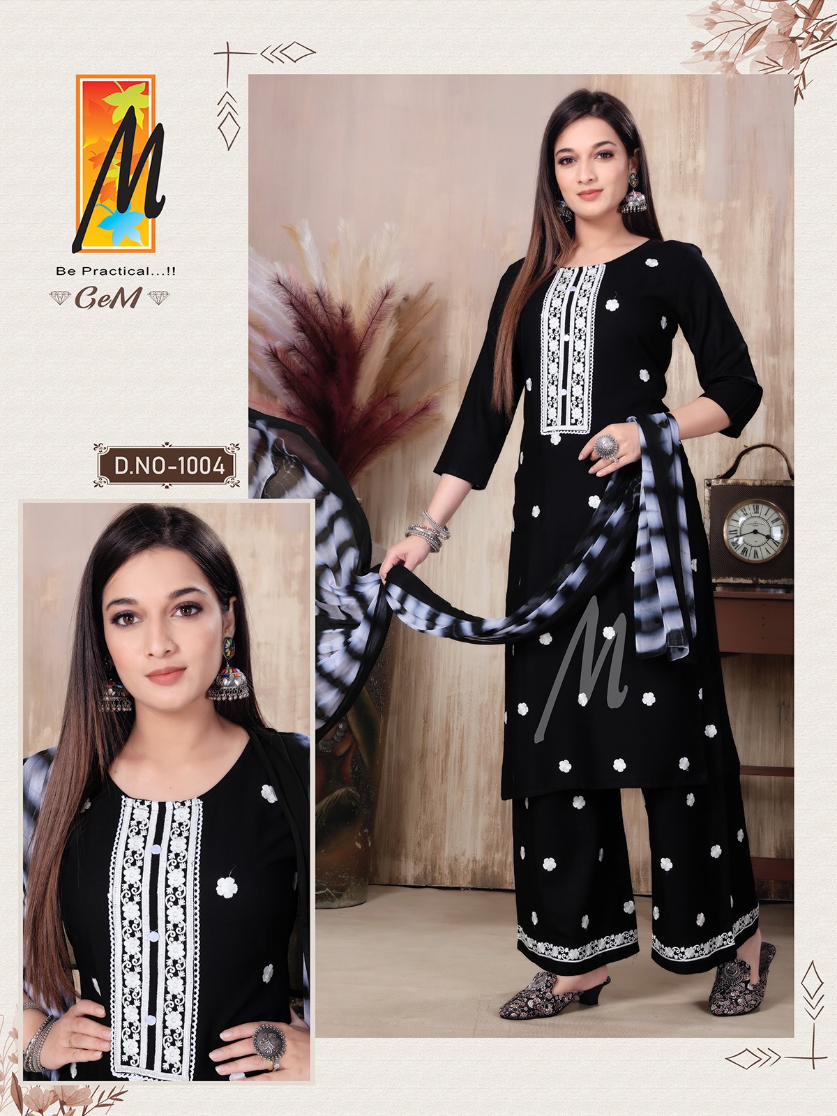 Master Gem Rayon Wholesale Readymade Salwar Suit Catalog — Wholesale Salwar Suits, MPA wholesale from Surat - Gallery Image 3