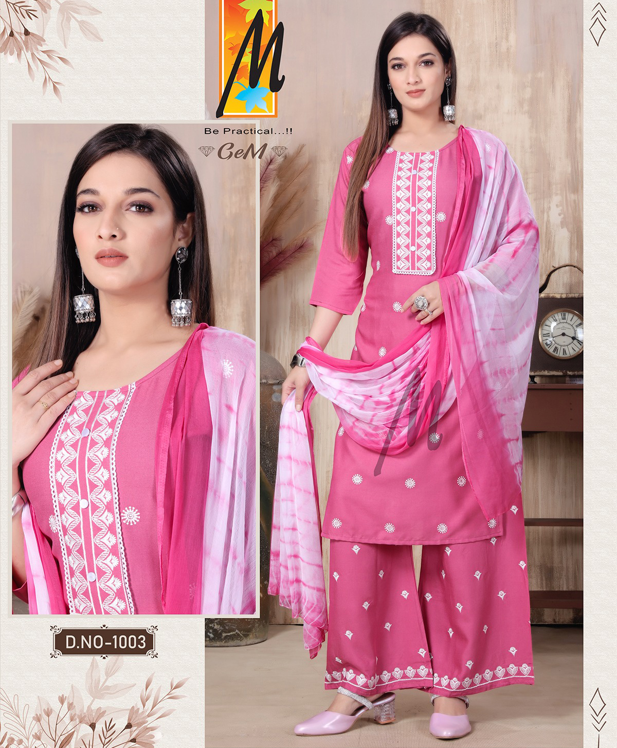Master Gem Rayon Wholesale Readymade Salwar Suit Catalog — Wholesale Salwar Suits, MPA wholesale from Surat — view 1
