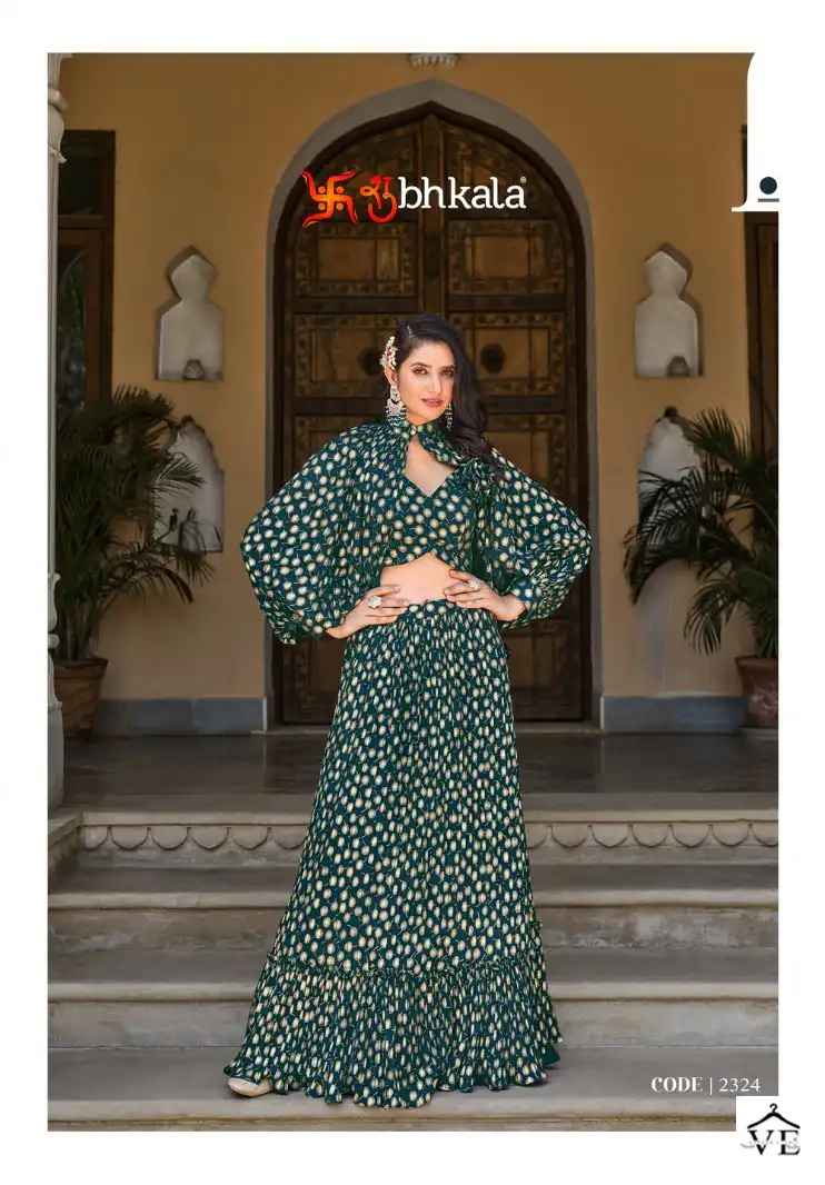 Khushboo Girly Vol 28 Georgette Wholesale Lehenga Catalog — Wholesale Lehenga, MPA wholesale from Surat — view 2