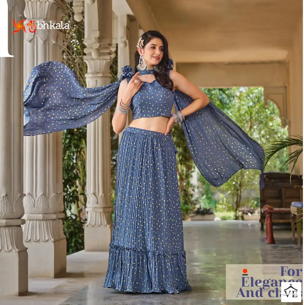 Khushboo Girly Vol 28 Georgette Wholesale Lehenga Catalog — Wholesale Lehenga, MPA wholesale from Surat — view 5
