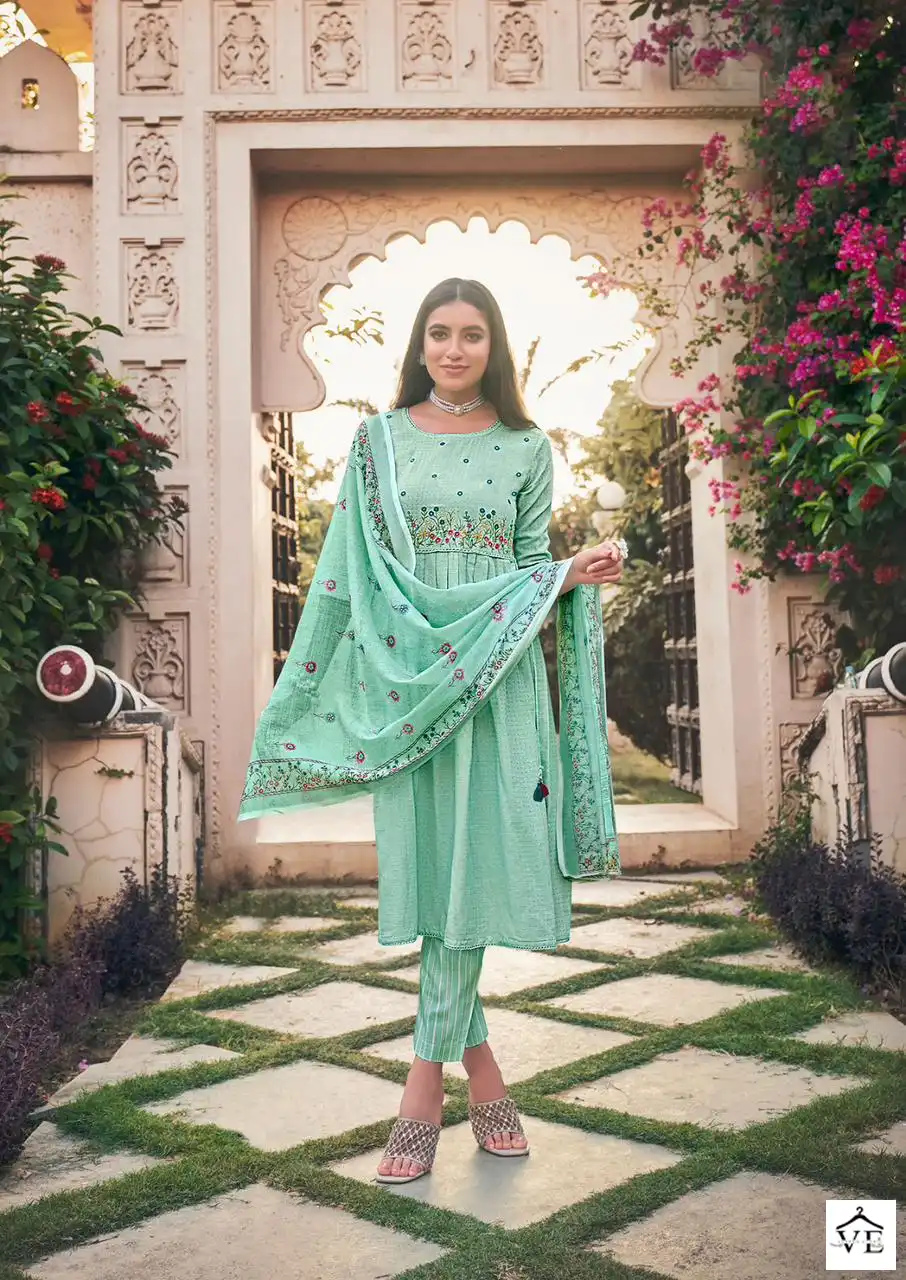 Vitara Fashion Glory Cotton Wholesale Readymade Suits Catalog — Wholesale Salwar Suits, MPA wholesale from Surat - Gallery Image 3