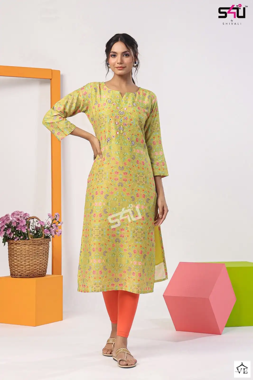 S4U Gold Vol 5 Marino Muslin With Lining Wholesale Kurti Catalog — Wholesale Kurtis, MPA wholesale from Surat - Gallery Image 7