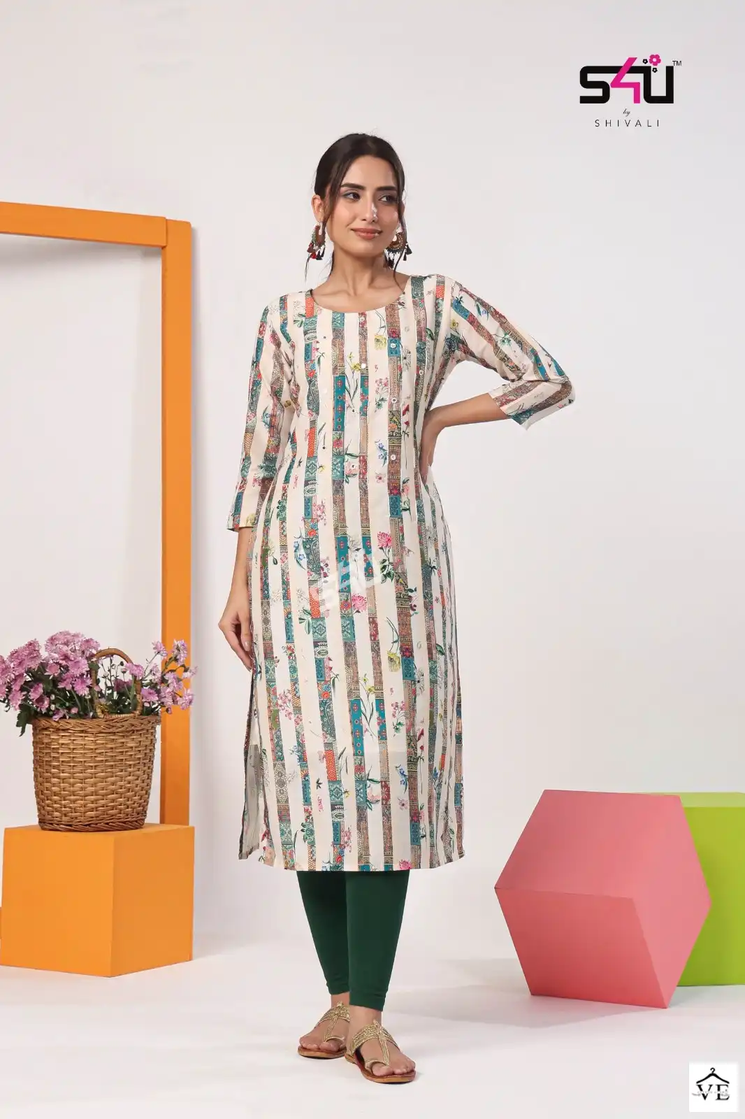 S4U Gold Vol 5 Marino Muslin With Lining Wholesale Kurti Catalog — Wholesale Kurtis, MPA wholesale from Surat - Gallery Image 2