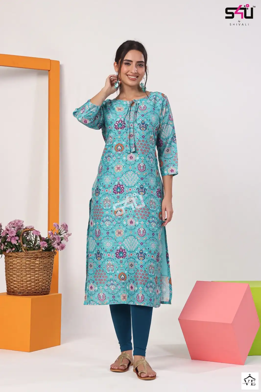 S4U Gold Vol 5 Marino Muslin With Lining Wholesale Kurti Catalog — Wholesale Kurtis, MPA wholesale from Surat - Gallery Image 4