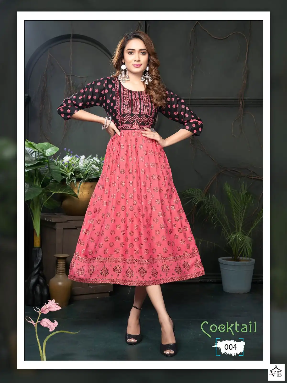 Vardan Ethnic Golden Cocktail Vol 1 Rayon Wholesale Kurti Catalog — Wholesale Kurtis, MPA wholesale from Surat - Gallery Image 8