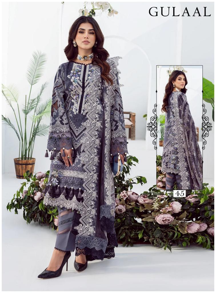 Vardan Ethnic Gulaal Classy Luxury Cotton Collection Vol 5 Pure Cotton Wholesale Pakistani Salwar Suit Catalog — Wholesale Salwar Suits, MPA wholesale from Surat — view 6