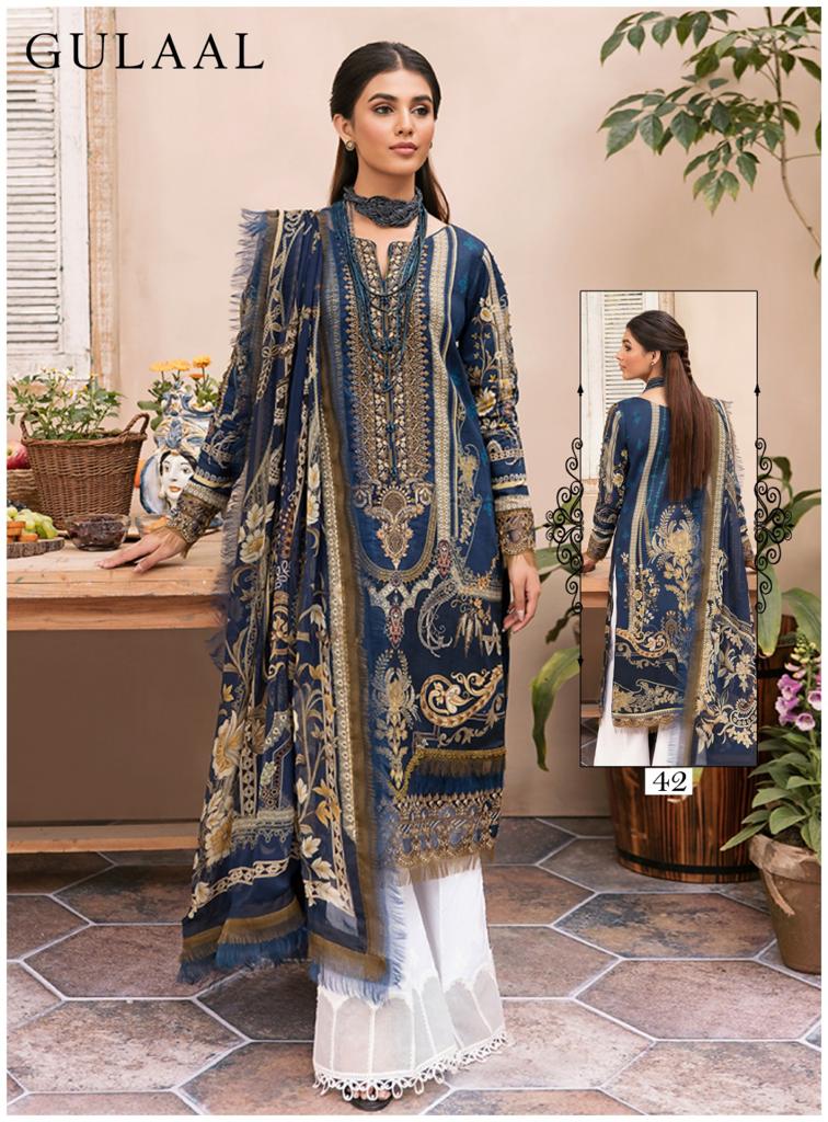 Vardan Ethnic Gulaal Classy Luxury Cotton Collection Vol 5 Pure Cotton Wholesale Pakistani Salwar Suit Catalog — Wholesale Salwar Suits, MPA wholesale from Surat — view 7