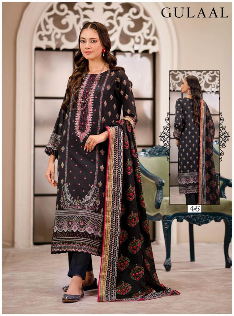 Sana Maryam Gulaal Classy Luxury Cotton Collection Vol 5 Cotton Wholesale Salwar Suit Catalog — Wholesale Salwar Suits, MPA wholesale from Surat - Gallery Image 7
