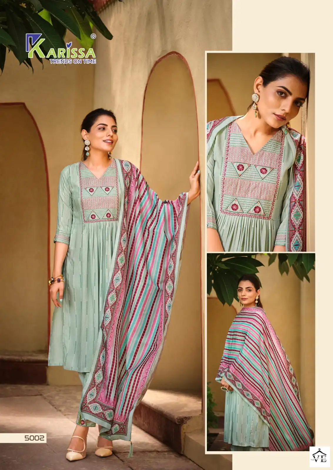 Karissa Gulmohar Vol 2 Premium Liva Rayon Wholesale Readymade Salwar Suit Catalog — Wholesale Salwar Suits, Karissa wholesale from Surat - Gallery Image 3