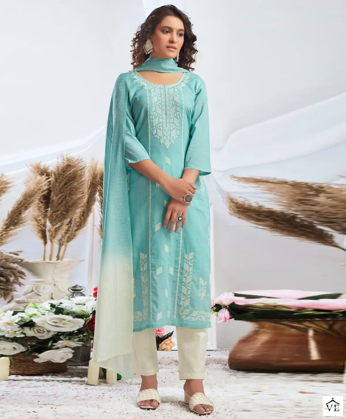 Maa Creation Gulshan Mal Mal Cotton Wholesale Readymade Suit Catalog — Wholesale Salwar Suits, MPA wholesale from Surat — view 1