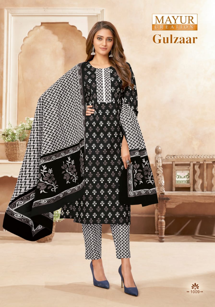 Mayra Gulzaar Vol 1 Cotton Wholesale Readymade Salwar Suit Catalog — Wholesale Salwar Suits, Mayur Dress wholesale from Surat - Gallery Image 3
