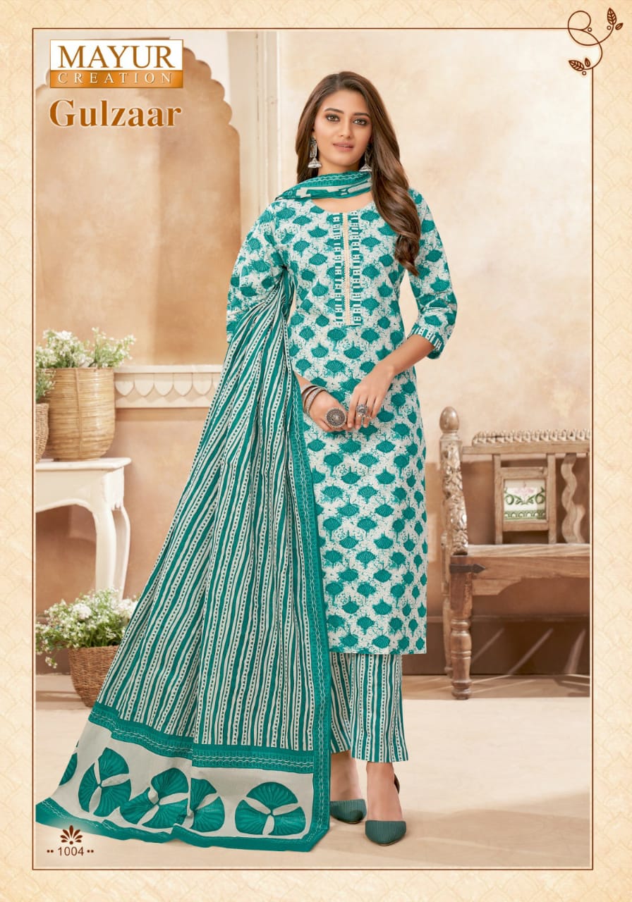 Mayra Gulzaar Vol 1 Cotton Wholesale Readymade Salwar Suit Catalog — Wholesale Salwar Suits, Mayur Dress wholesale from Surat - Gallery Image 5