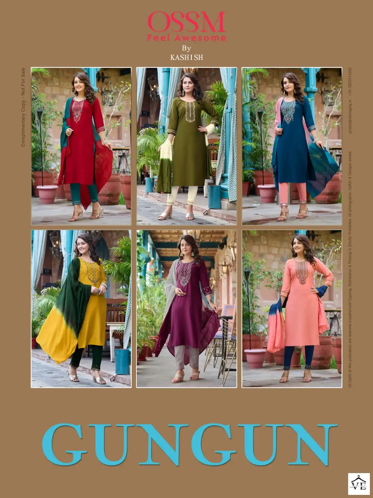 Vitara Fashion Gungun Premium Fancy Viscose Jacquard Wholesale Readymade Suits Catalog — Wholesale Salwar Suits, MPA wholesale from Surat — view 7