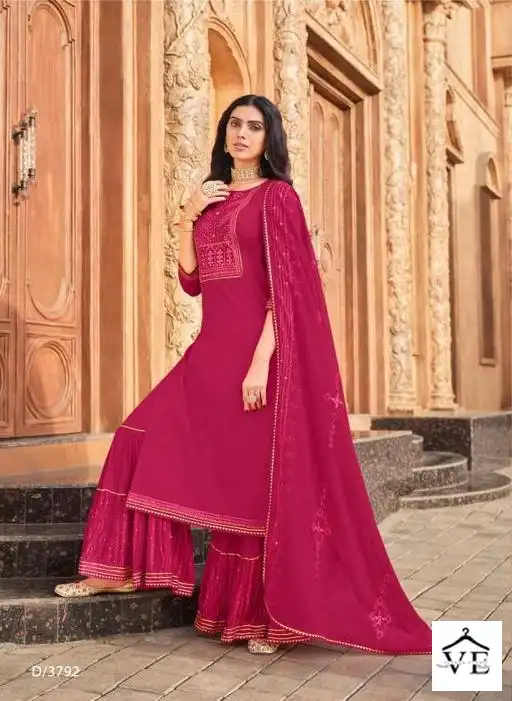 Vardan Ethnic Ghoomar Dark Pure Cotton Wholesale Readymade Salwar Suit Catalog - Image 2