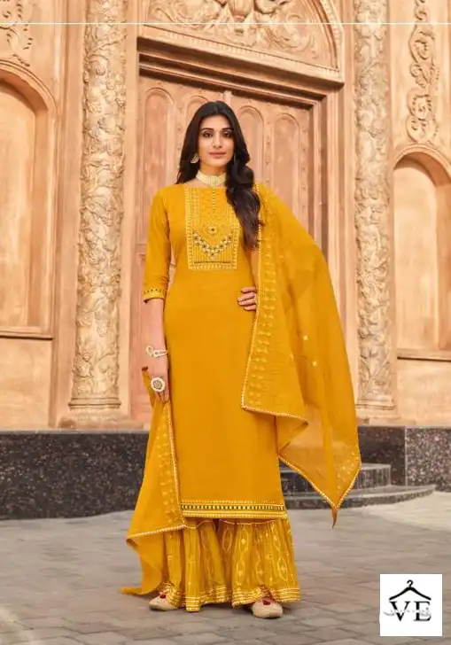 Vardan Ethnic Ghoomar Dark Pure Cotton Wholesale Readymade Salwar Suit Catalog - Image 3