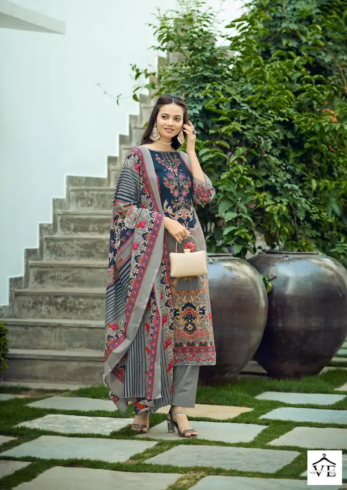 Siyoni Hana Pure Pakistani Lawn Wholesale Pakistani Salwar Suit Catalog — Wholesale Salwar Suits, MPA wholesale from Surat - Gallery Image 6