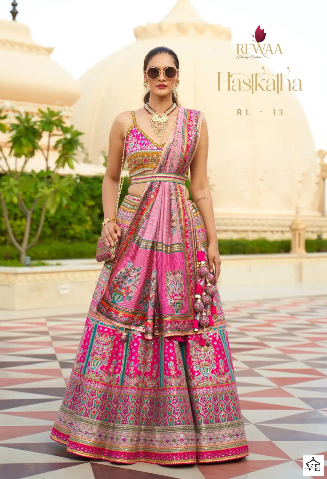 Rewaa Hastkatha Rajwadi Silk Wholesale Lehenga Catalog - Image 4