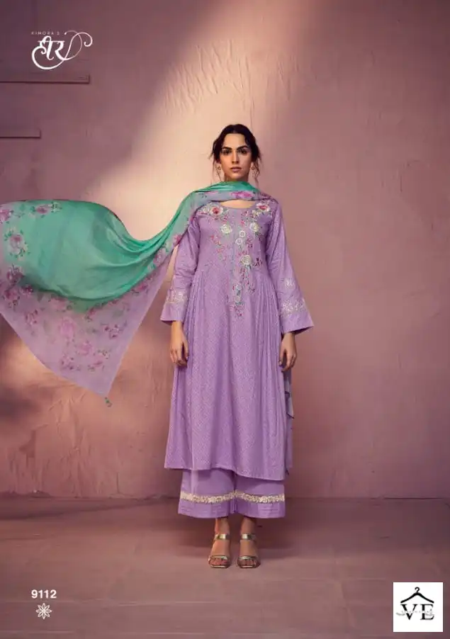 Vardan Ethnic Heer Gara 3 Pure Cotton Satin Wholesale Designer Salwar Suit Catalog — Wholesale Salwar Suits, MPA wholesale from Surat - Gallery Image 2