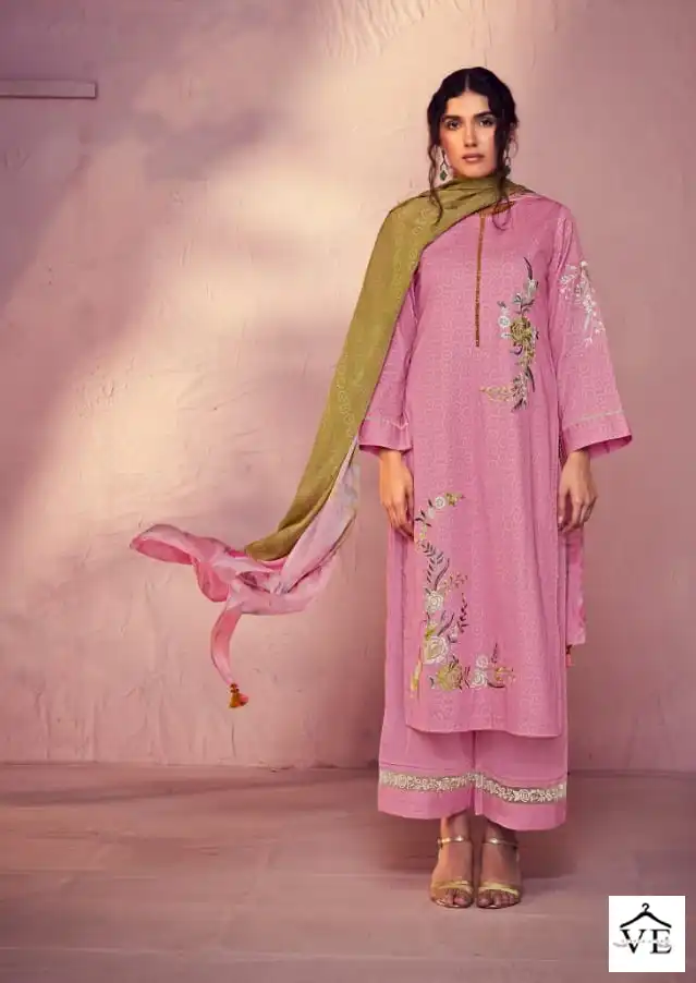 Vardan Ethnic Heer Gara 3 Pure Cotton Satin Wholesale Designer Salwar Suit Catalog — Wholesale Salwar Suits, MPA wholesale from Surat - Gallery Image 10
