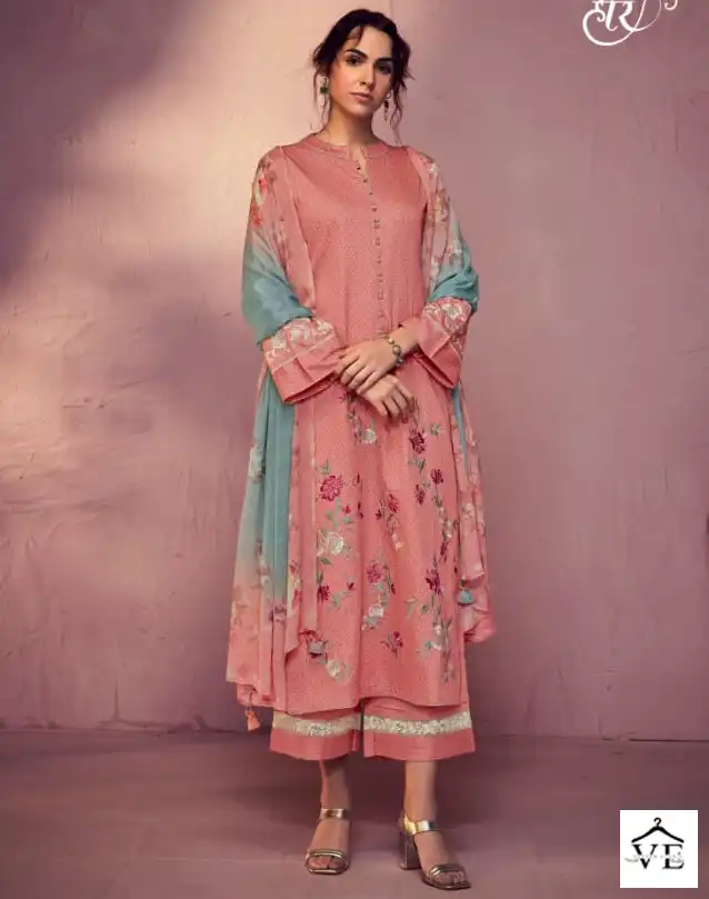Vardan Ethnic Heer Gara 3 Pure Cotton Satin Wholesale Designer Salwar Suit Catalog — Wholesale Salwar Suits, MPA wholesale from Surat — view 1