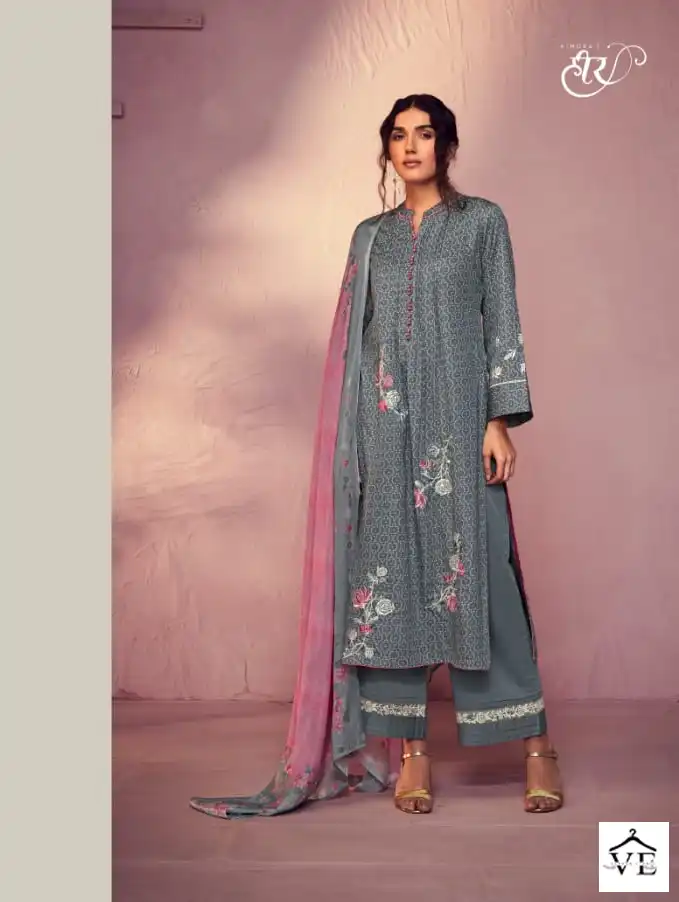 Vardan Ethnic Heer Gara 3 Pure Cotton Satin Wholesale Designer Salwar Suit Catalog — Wholesale Salwar Suits, MPA wholesale from Surat - Gallery Image 4