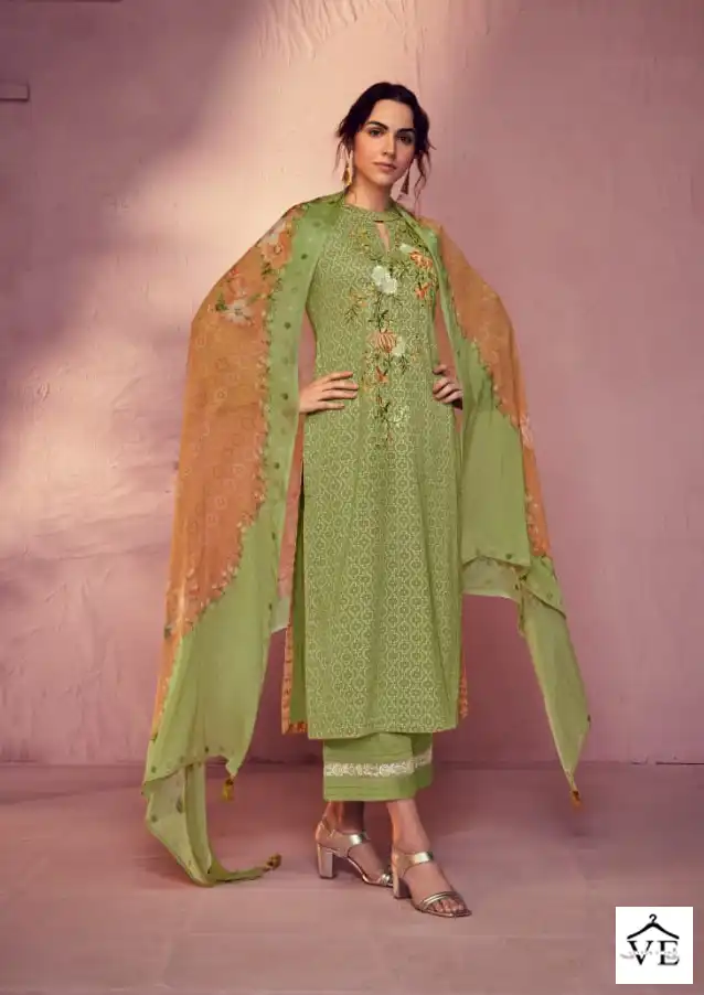 Vardan Ethnic Heer Gara 3 Pure Cotton Satin Wholesale Designer Salwar Suit Catalog — Wholesale Salwar Suits, MPA wholesale from Surat - Gallery Image 5