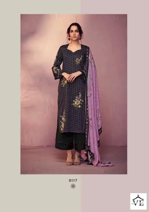 Vardan Ethnic Heer Gara 3 Pure Cotton Satin Wholesale Designer Salwar Suit Catalog — Wholesale Salwar Suits, MPA wholesale from Surat - Gallery Image 7