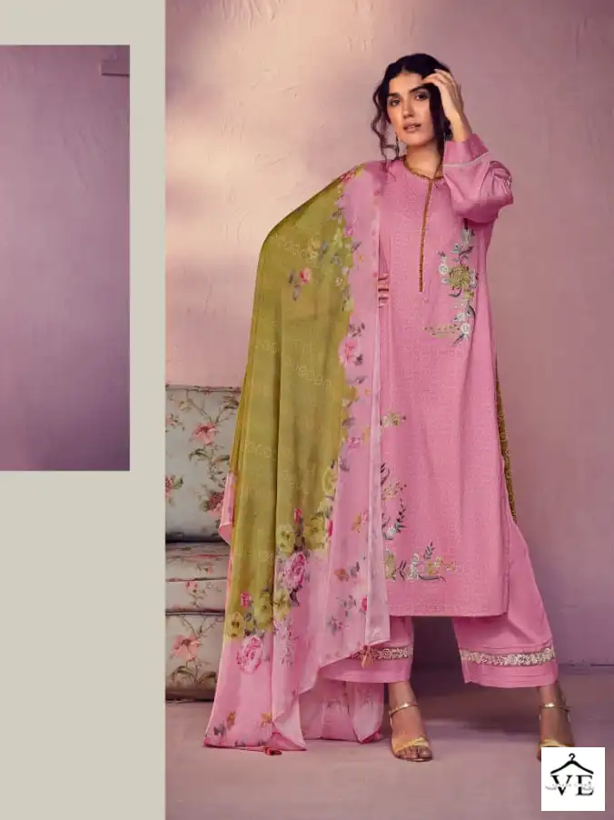 Vardan Ethnic Heer Gara 3 Pure Cotton Satin Wholesale Designer Salwar Suit Catalog — Wholesale Salwar Suits, MPA wholesale from Surat - Gallery Image 9