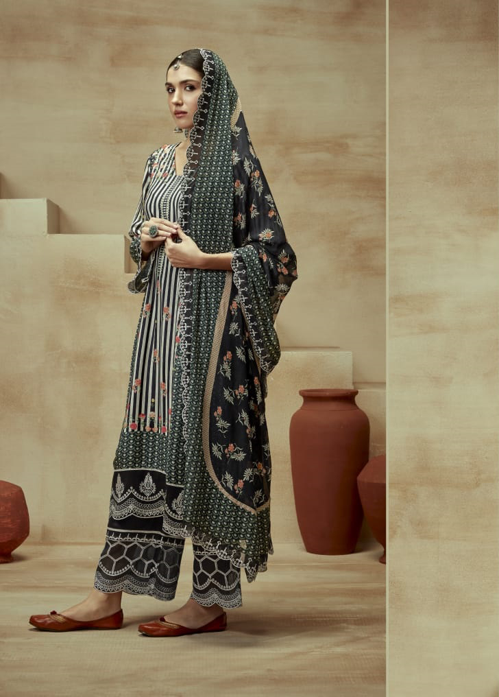 Kimora Heer Husn Pure Muslin Wholesale Designer Salwar Suit Catalog — Wholesale Salwar Suits, MPA wholesale from Surat — view 6