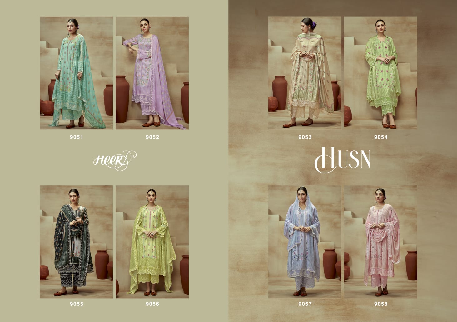 Kimora Heer Husn Pure Muslin Wholesale Designer Salwar Suit Catalog — Wholesale Salwar Suits, MPA wholesale from Surat — view 9