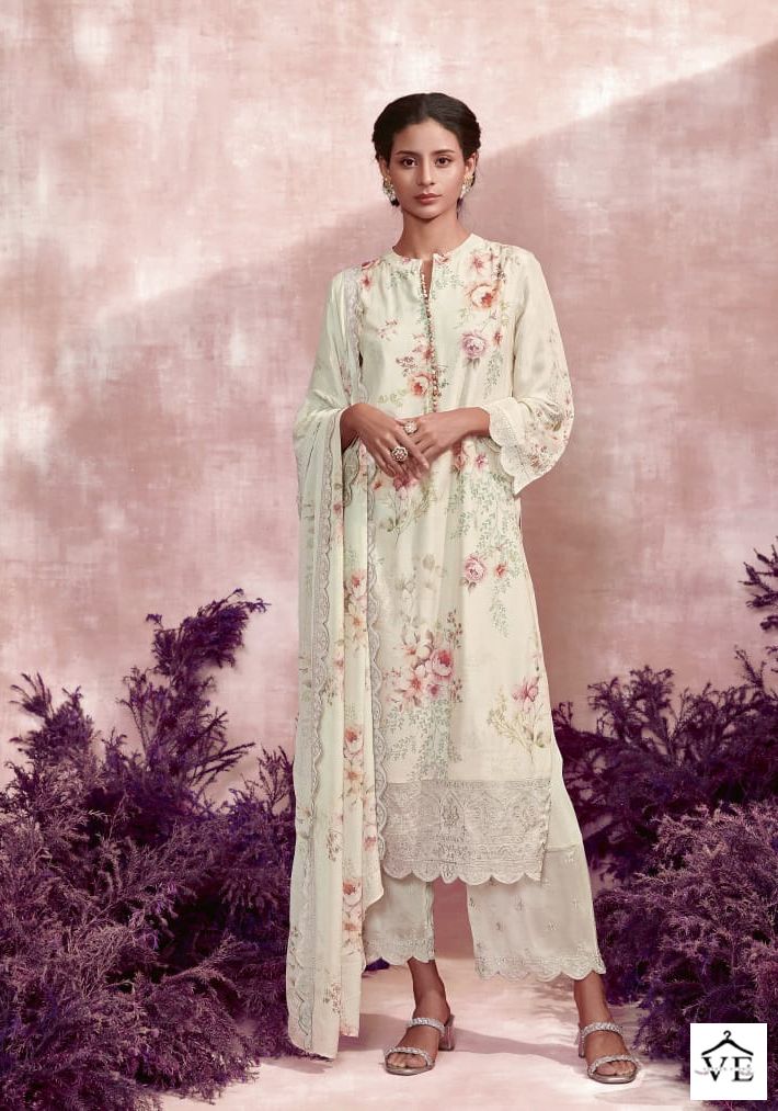 Kimora Heer Noor Jahan Pure Muslin Wholesale Salwar Suit Catalog — Wholesale Salwar Suits, MPA wholesale from Surat — view 4