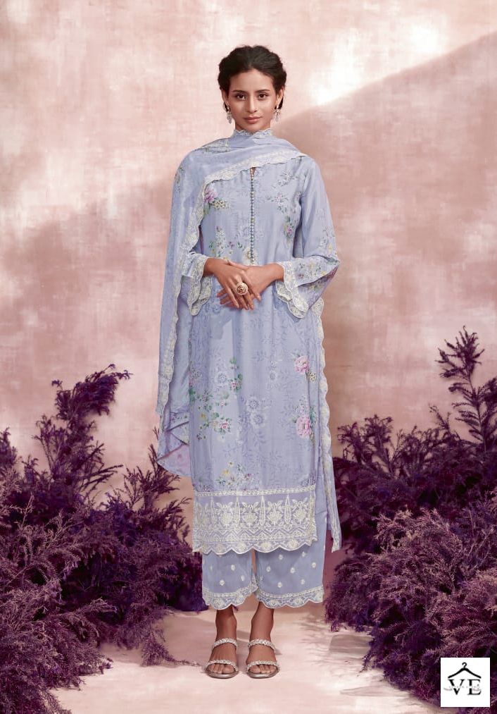 Kimora Heer Noor Jahan Pure Muslin Wholesale Salwar Suit Catalog — Wholesale Salwar Suits, MPA wholesale from Surat — view 2